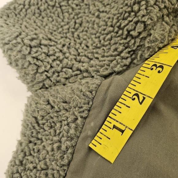 Urban Outfitters BDG Theo Teddy Sherpa Jacket in Eucalyptus Green Sz Small - Picture 10 of 12